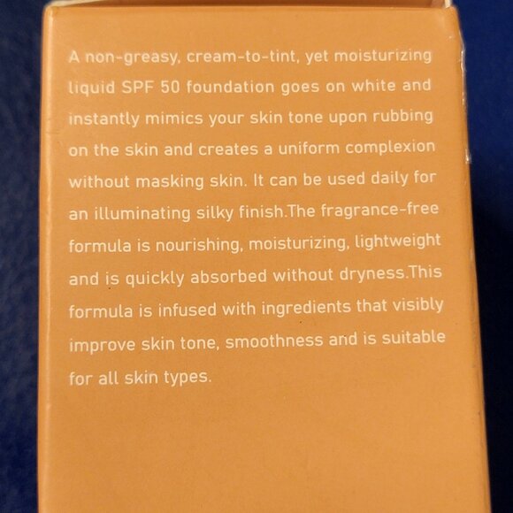 Forever Bloom Biomimic Foundation Medium Tone NIB SPF50 - Picture 4 of 10